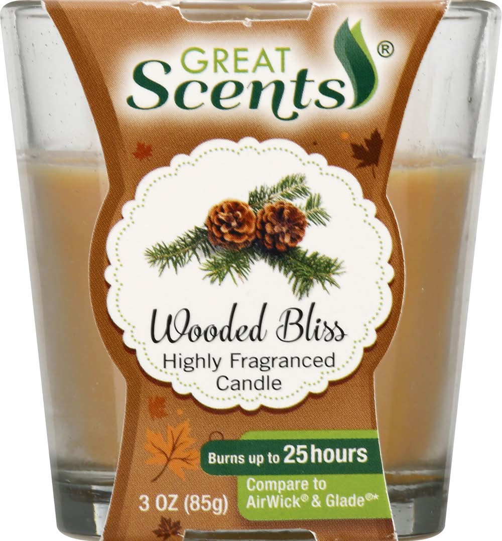 Great Scents Wooded Bliss Candle (3 oz)
