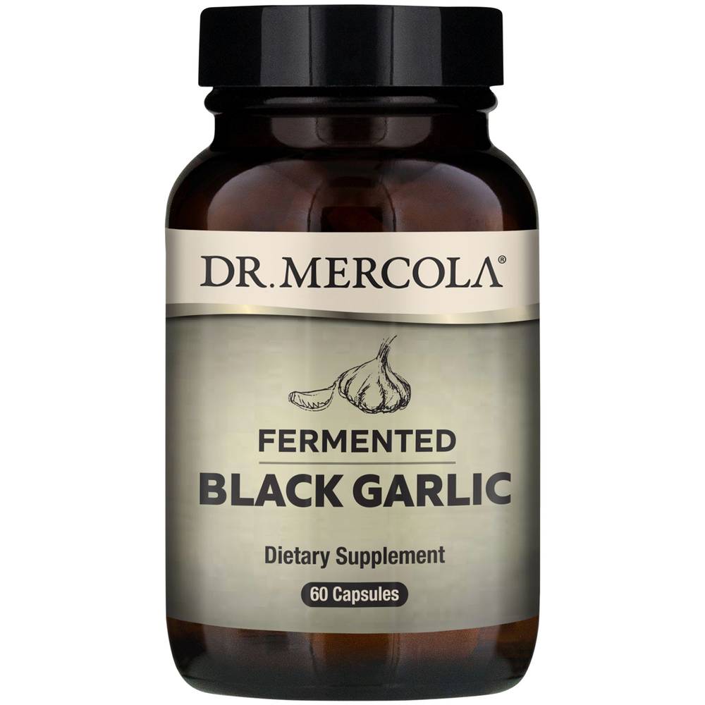 Dr. Mercola Fermented Black Garlic 800 mg (60 ct)