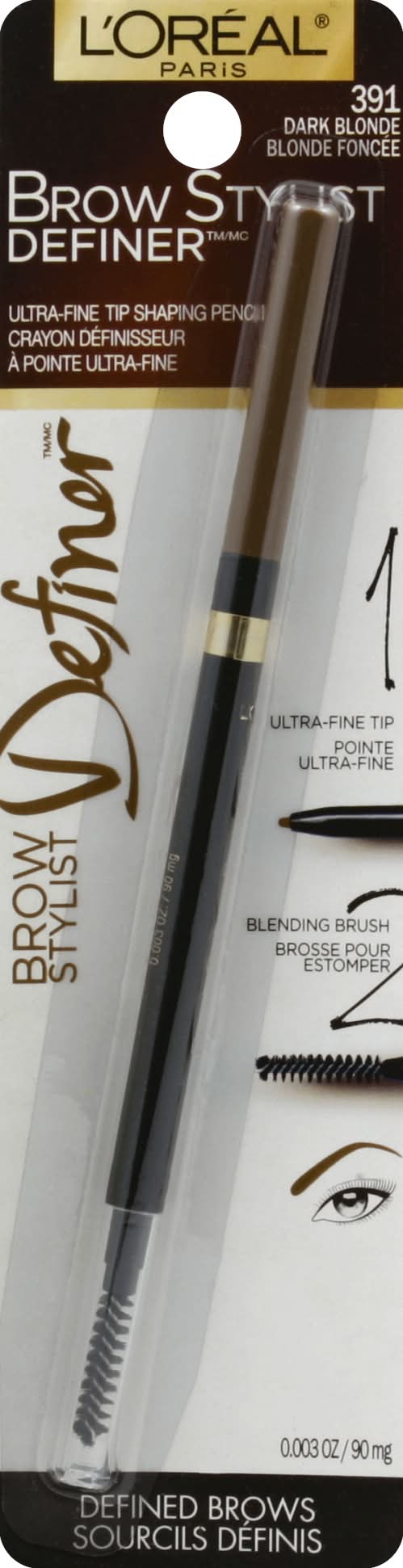 L'Oréal 391 Dark Blonde Stylist Definer Eyebrow Pencil