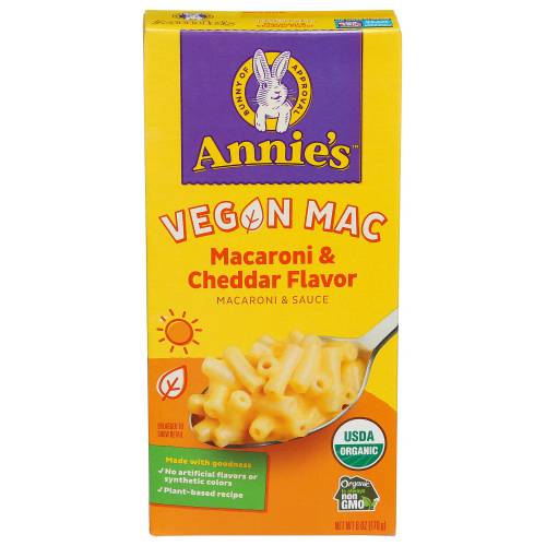 Annie's Homegrown Organic Cheddar Vegan Mac