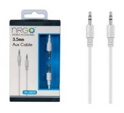NRG 3.5mm Aux to Aux Cable (1M)