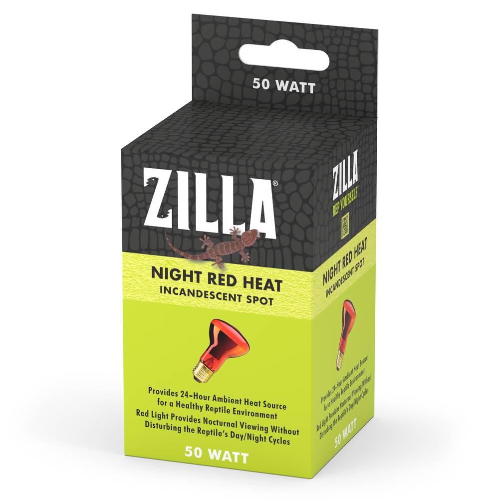 Zilla Incandescent Spot Bulbs Night 50 Watt