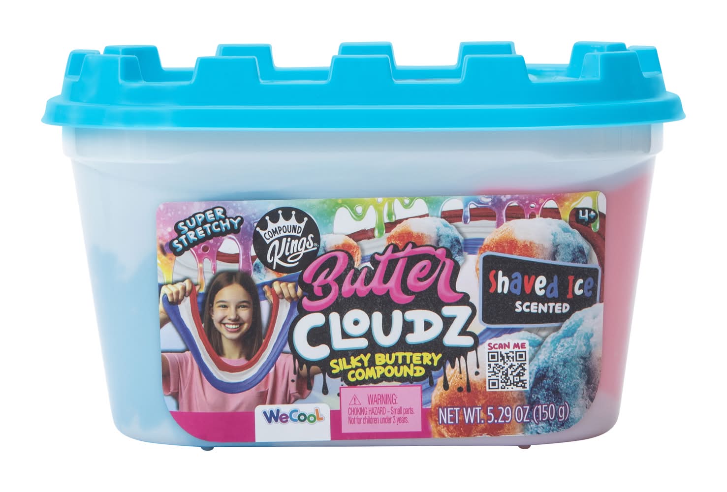 Compound Kings® Butter Cloudz Scented Slime 5.29oz Shaved Ice