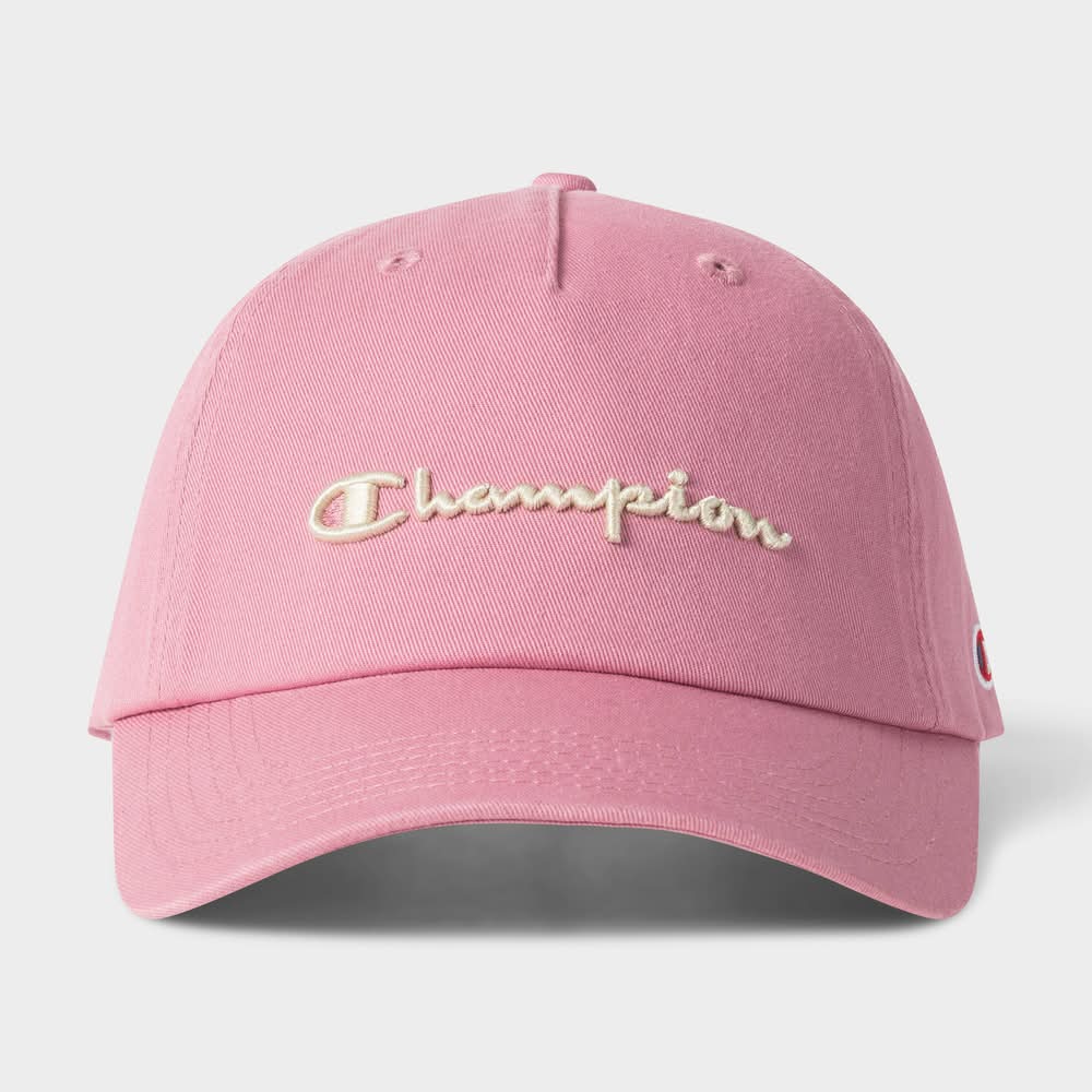 Champion Adult Script Twill Baseball Hat, Cosmic Pink