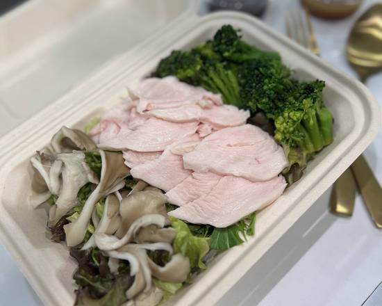 サラダ専門店の完璧な鶏胸肉 Perfect chicken breast from a