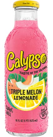 Calypso Triple Melon Lemonade 16 Oz Bottle