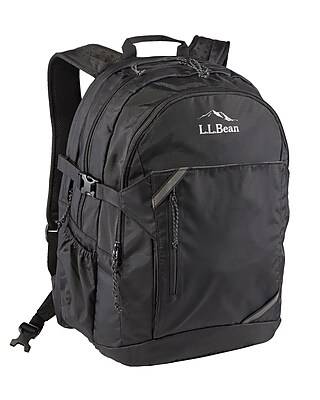 L.L.Bean Comfort Carry Portable Locker Laptop Backpack, Black (1000046979)