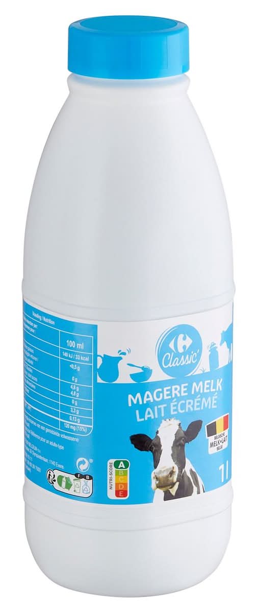 Carrefour Classic'' Lait Écrémé 1 L