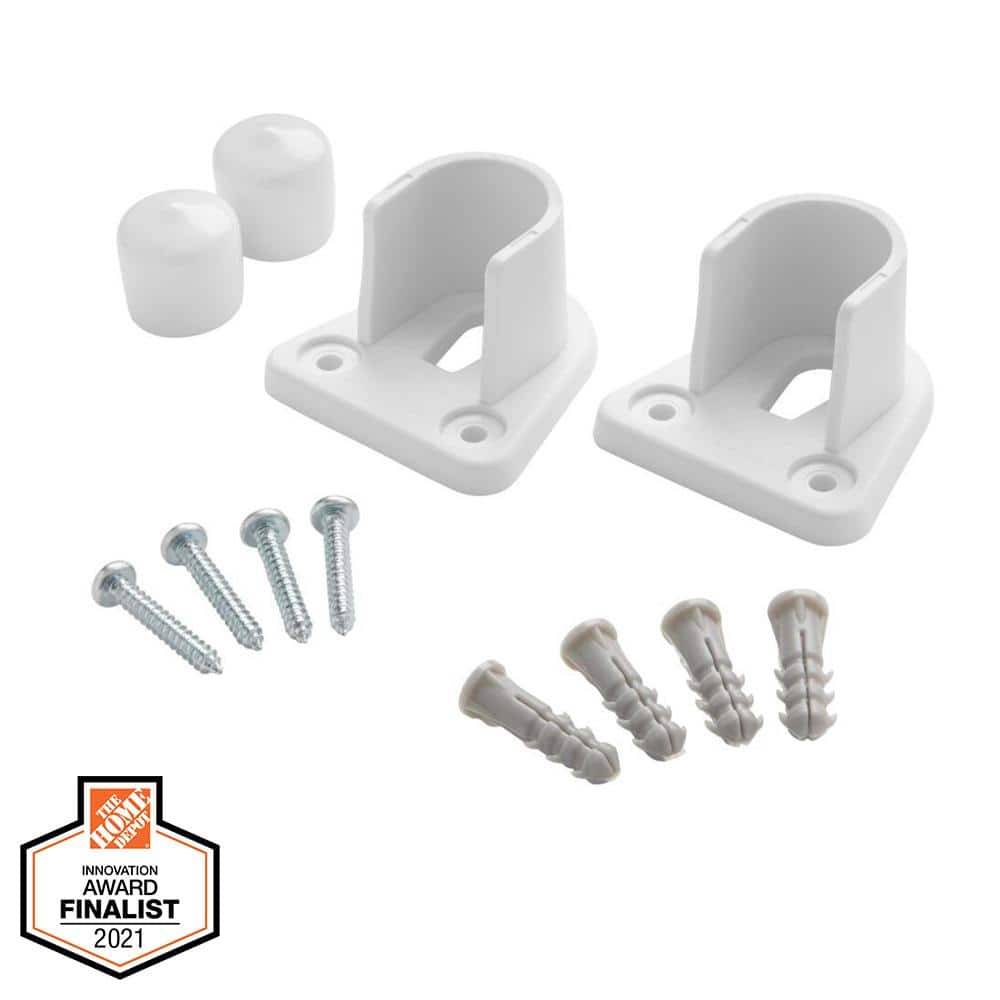 Everbilt Closet Rod Resin Wall Bracket