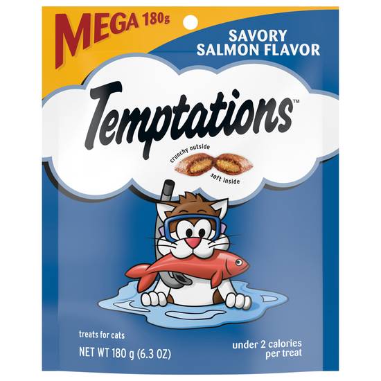 Temptations Savoury Salmon Treats For Cats
