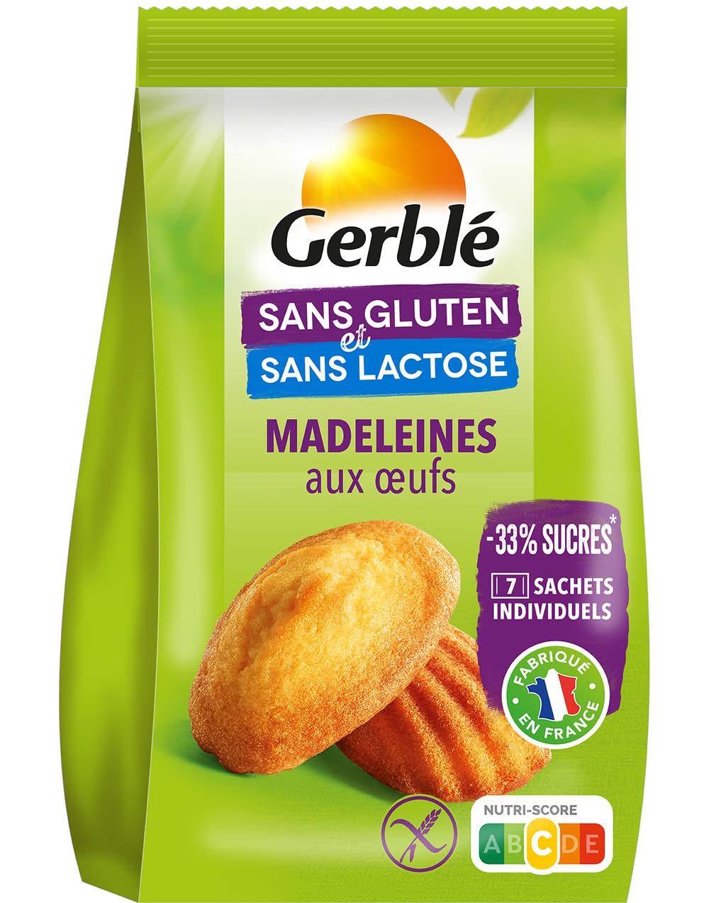 Gerblé - Madeleine aux œufs (200g)