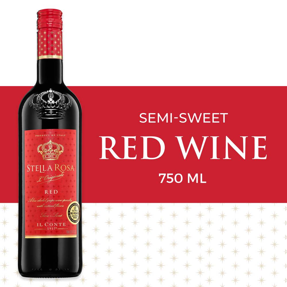 Stella Rosa Red Blend Semi Sweet Sparkling Red Wine (750 ml)