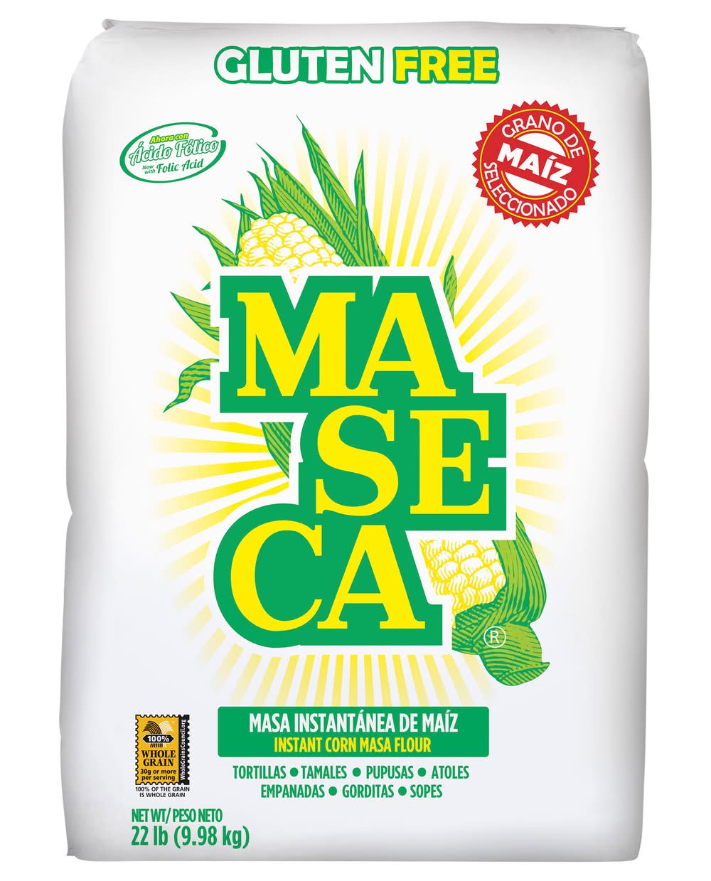 Maseca Gluten Free Corn Flour (25.01 lbs)