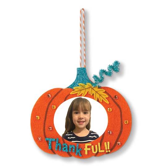 Thanksgiving Pumpkin Frame Craft Kit By Creatology