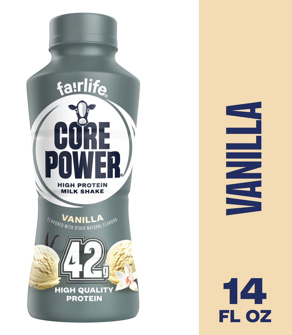 Core Power Elite Complete High Protein Milk Shake, Vanilla (14 fl oz)