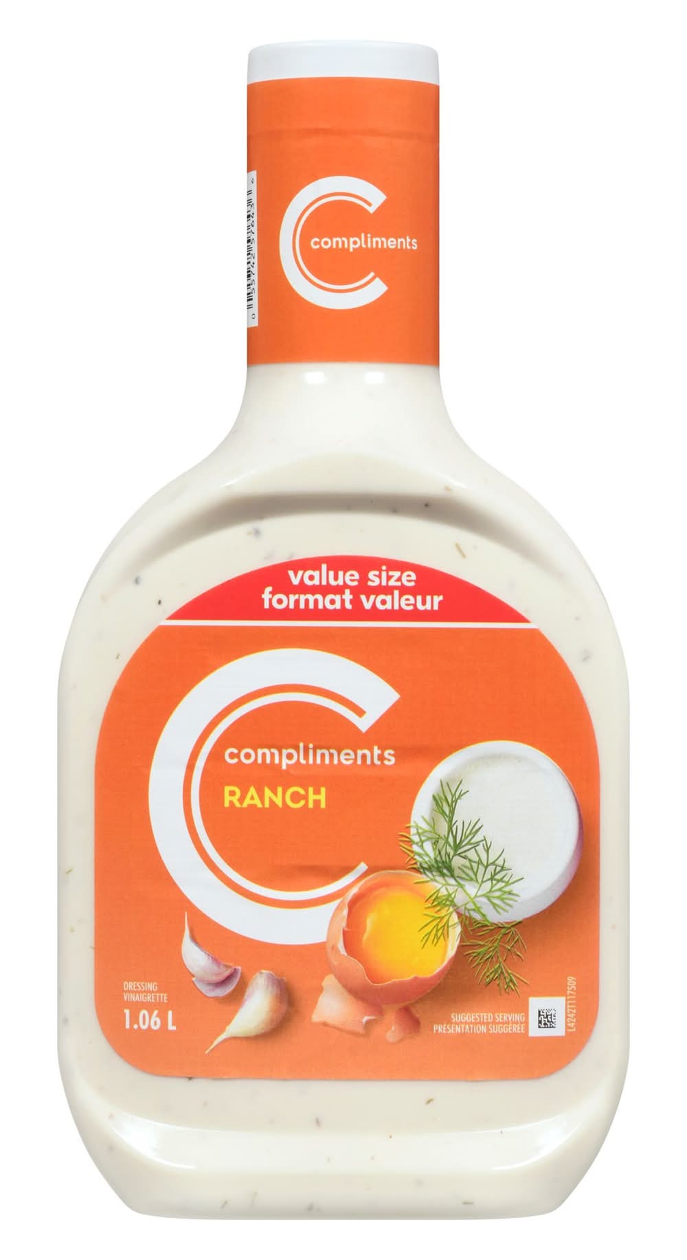 Compliments Dressing Ranch Value Size (1.06 L)
