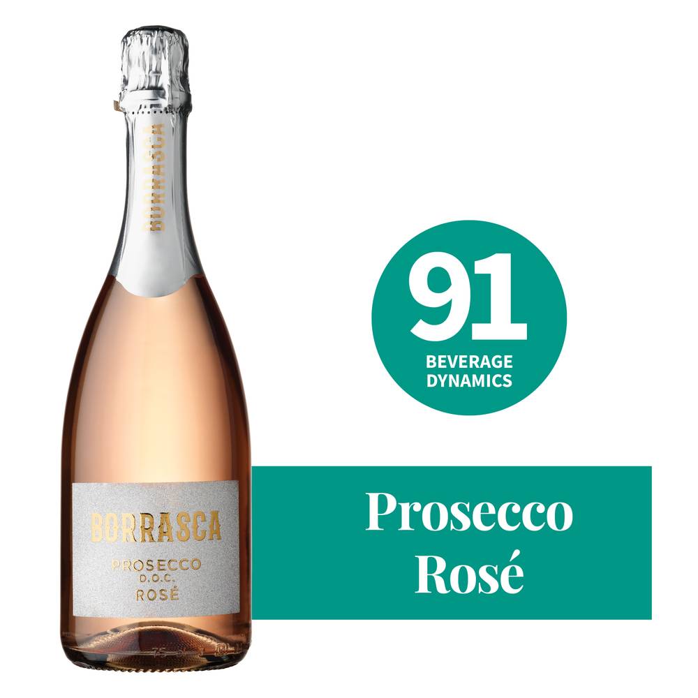 Borrasca Prosecco Rose Wine (750 ml)