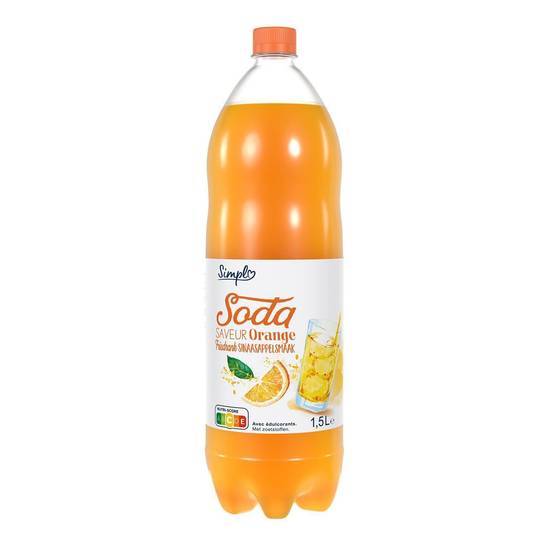 Simpl - Boisson gazéifiée (1.5 L) (orange)