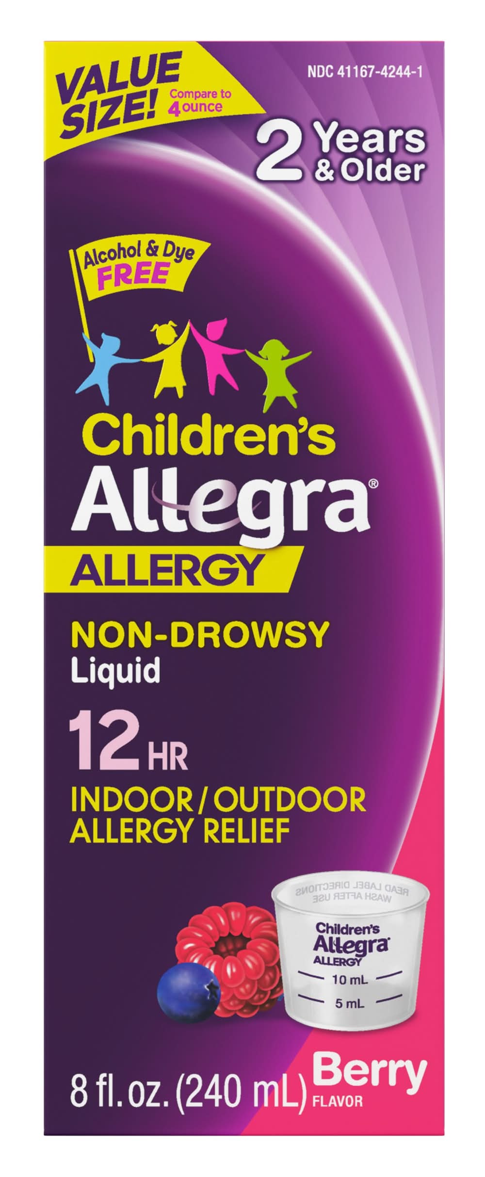 Allegra Children's Allergy Berry Flavor Oral Suspension (8 fl oz)