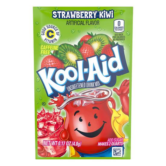 Kool-Aid Strawberry Kiwi Unsweetened Drink Mix (0.17 oz)