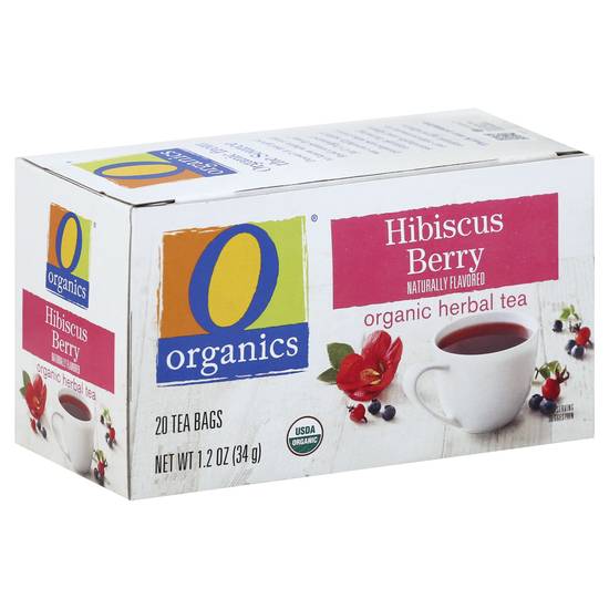 O Organics Hibiscus Berry Tea (20 tea bags)