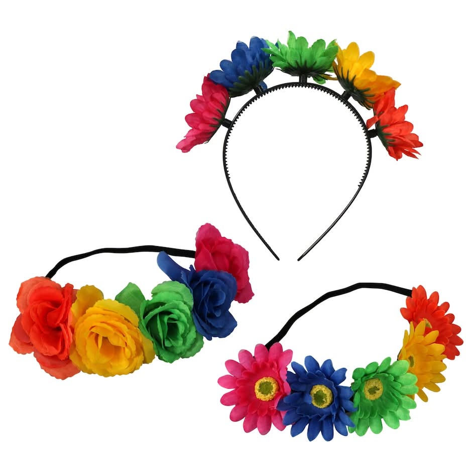 Floral Rainbow Headband, 1 pk.