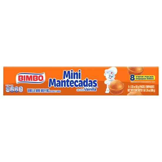 Bimbo Mini Mantecadas Vanilla Mini Muffins (8 ct)