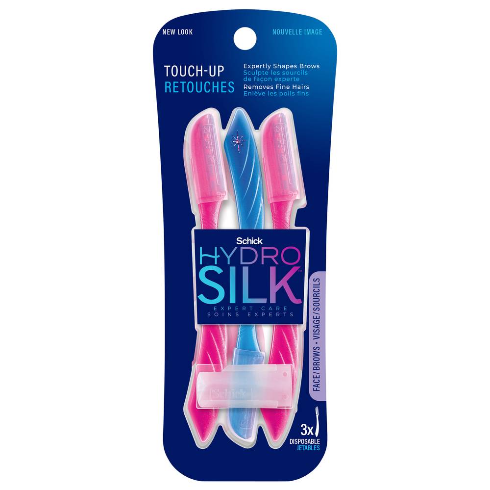 Schick Touch-Up Hydro Silk Disposable Razors (3 ct)