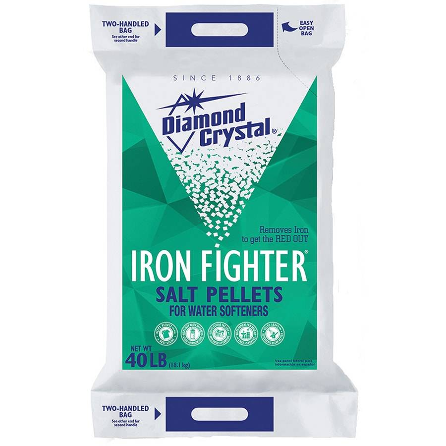 Diamond Crystal Iron Fighter Salt Pellets For Water Softeners