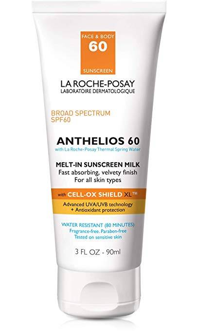 La Roche-Posay Anthelios Melt-In Milk Sunscreen Lotion, SPF 60, 5 OZ