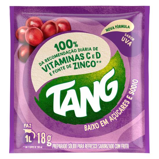 Tang refresco em pó sabor uva (18 g)