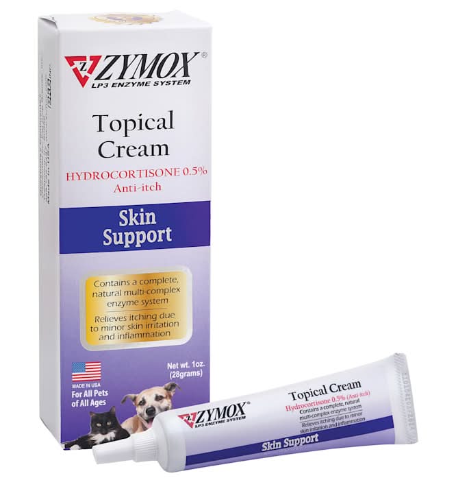 Zymox Topical Cream with .5% Hydrocortisone, 1 oz.