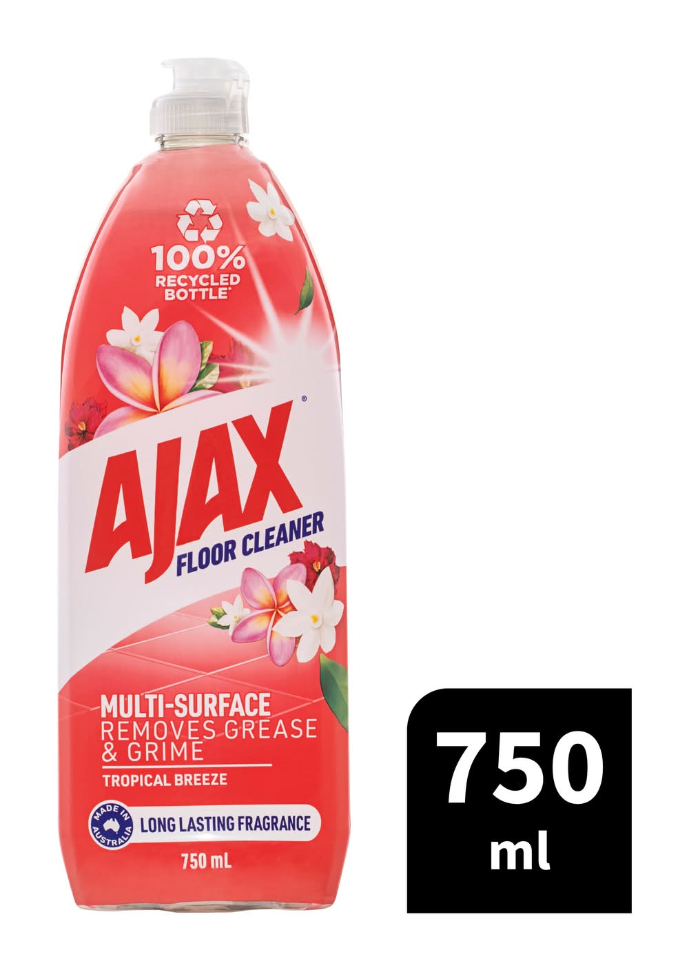Ajax Long Lasting Fragrance Multi Surface Floor Cleaner (750mL)