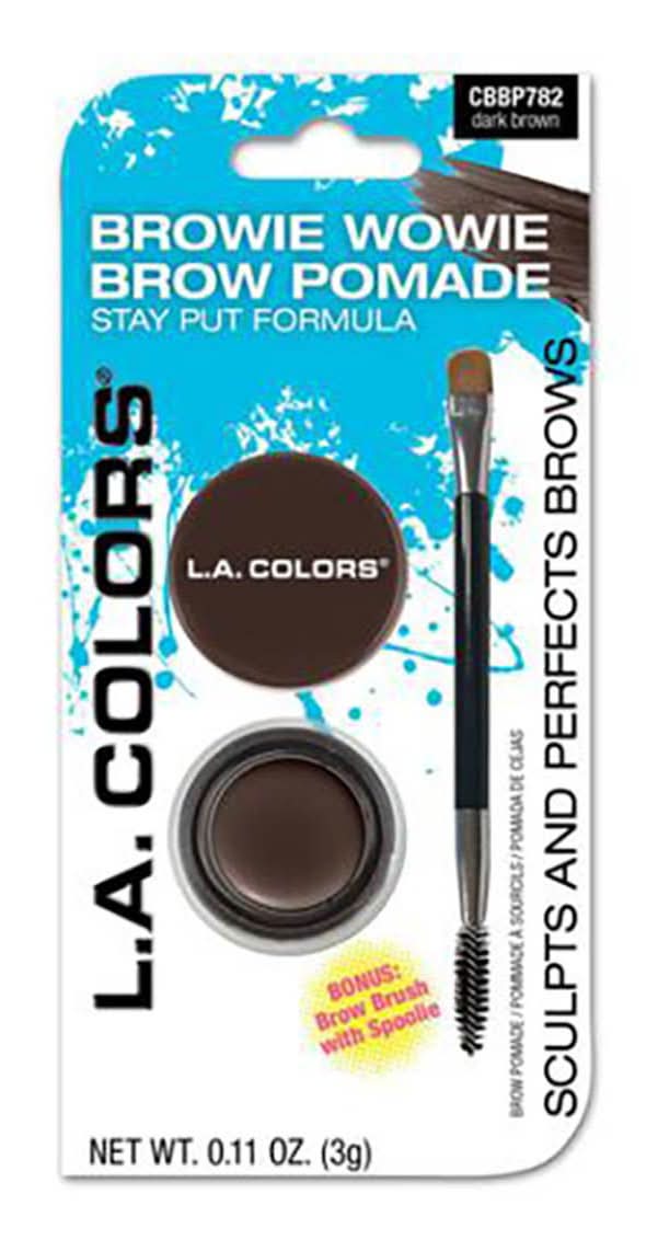 L.A. Colors Browie Wowie Brow Pomade Dark Brown 0.11 Oz