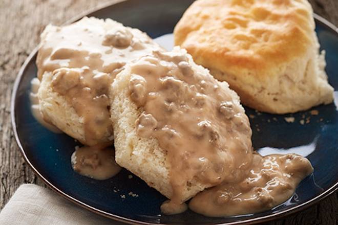 Cup of Sausage Gravy & Biscuits