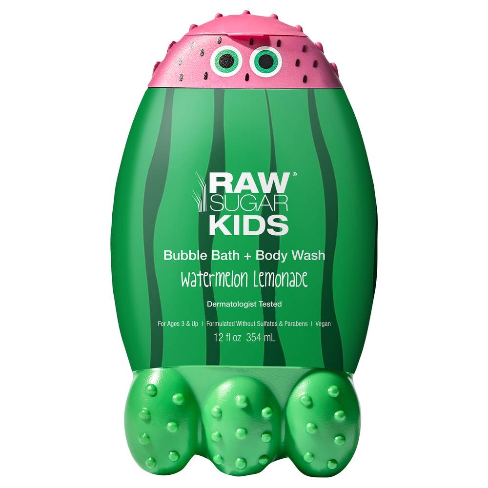 Raw Sugar Kids Watermelon Lemonade Bubble Bath + Body Wash