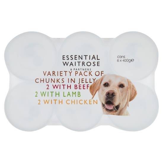 Waitrose Essential Variety pack Of Chunks in Jelly (6 ct)