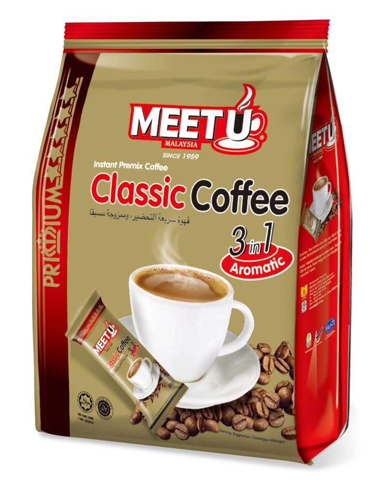 MeetU Primium Classic Coffee 3in1 (400g)