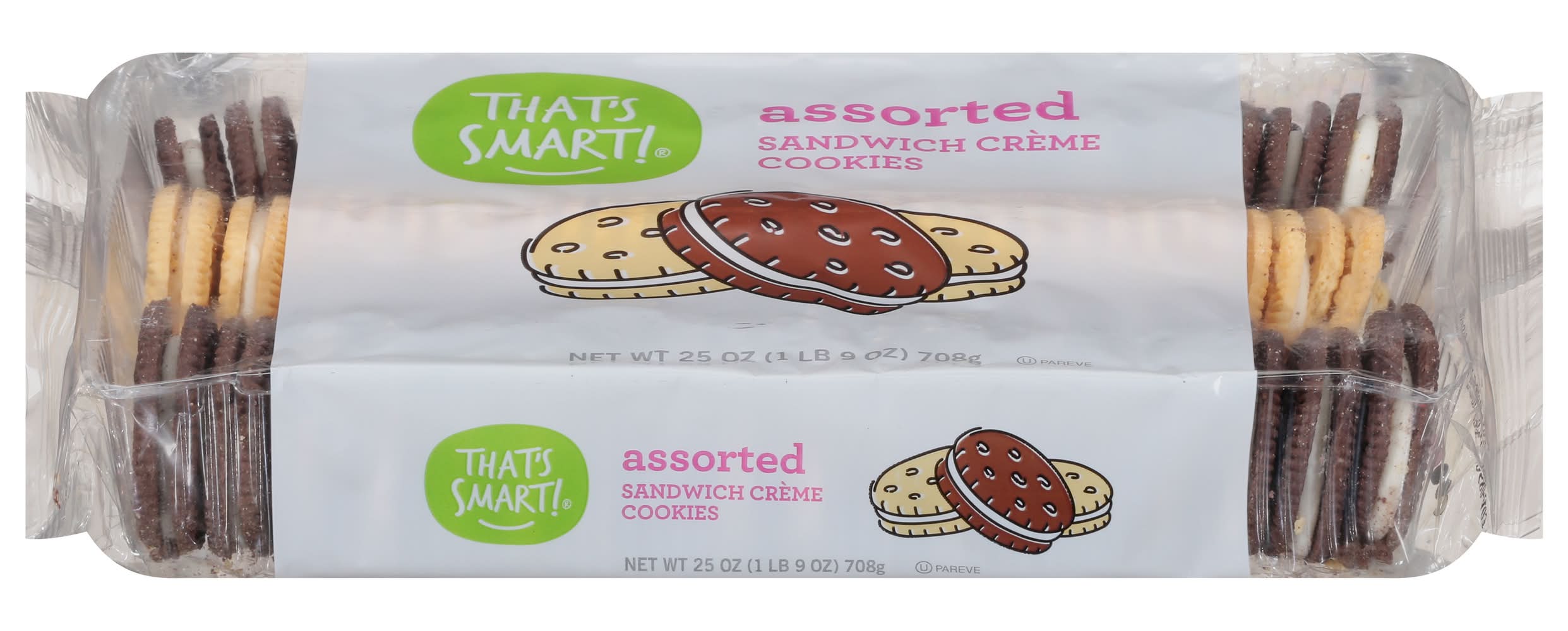 That's Smart! Sandwich Creme Cookies, Assorted (25 oz)