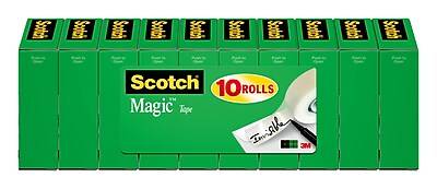 Scotch Magic Tape 3/4'' X 800'' (10 ct)