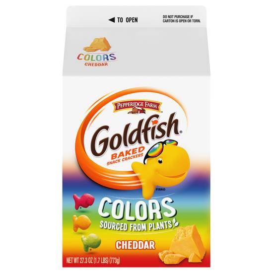 Goldfish Colors Cheddar Baked Snack Crackers