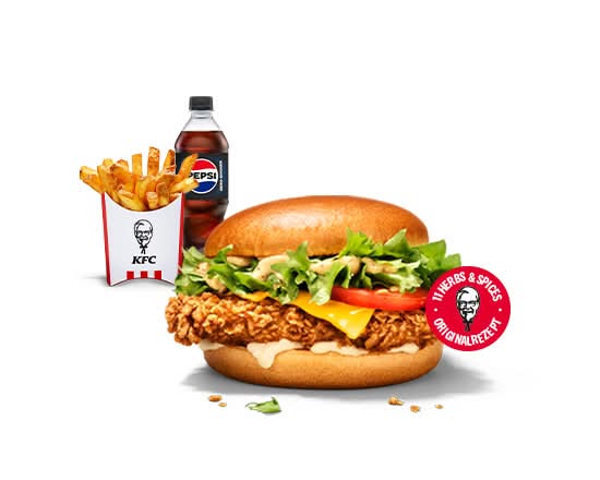 Colonel Original Burger Menü