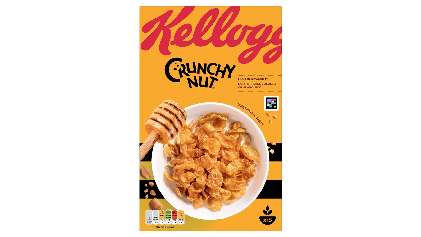 Kellogg's Crunchy Nut Breakfast Cereal (460g)