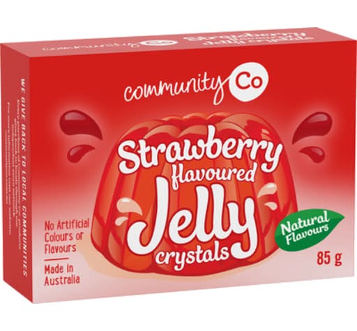 Community Co Jelly Crystals, Strawberry (85g)