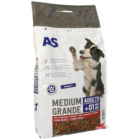 Alimento Perros Menú Mix Completo y Variado con Buey As 4 Kg