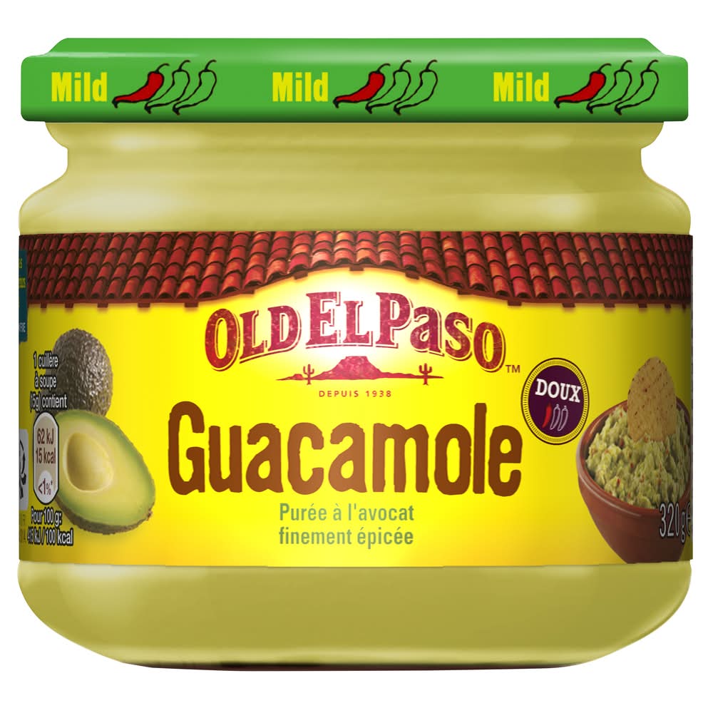 Old El Paso - Guacamole doux à l'avocat (320g)