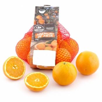 Naranja de mesa Carrefour malla 2 kg