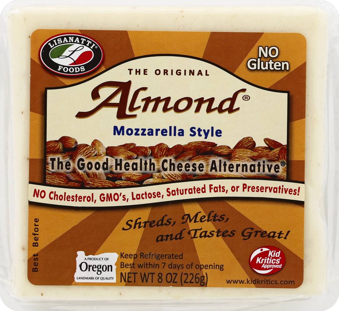Lisanatti Foods The Original Almond Mozzarella Style Cheese Alternative (8 oz)