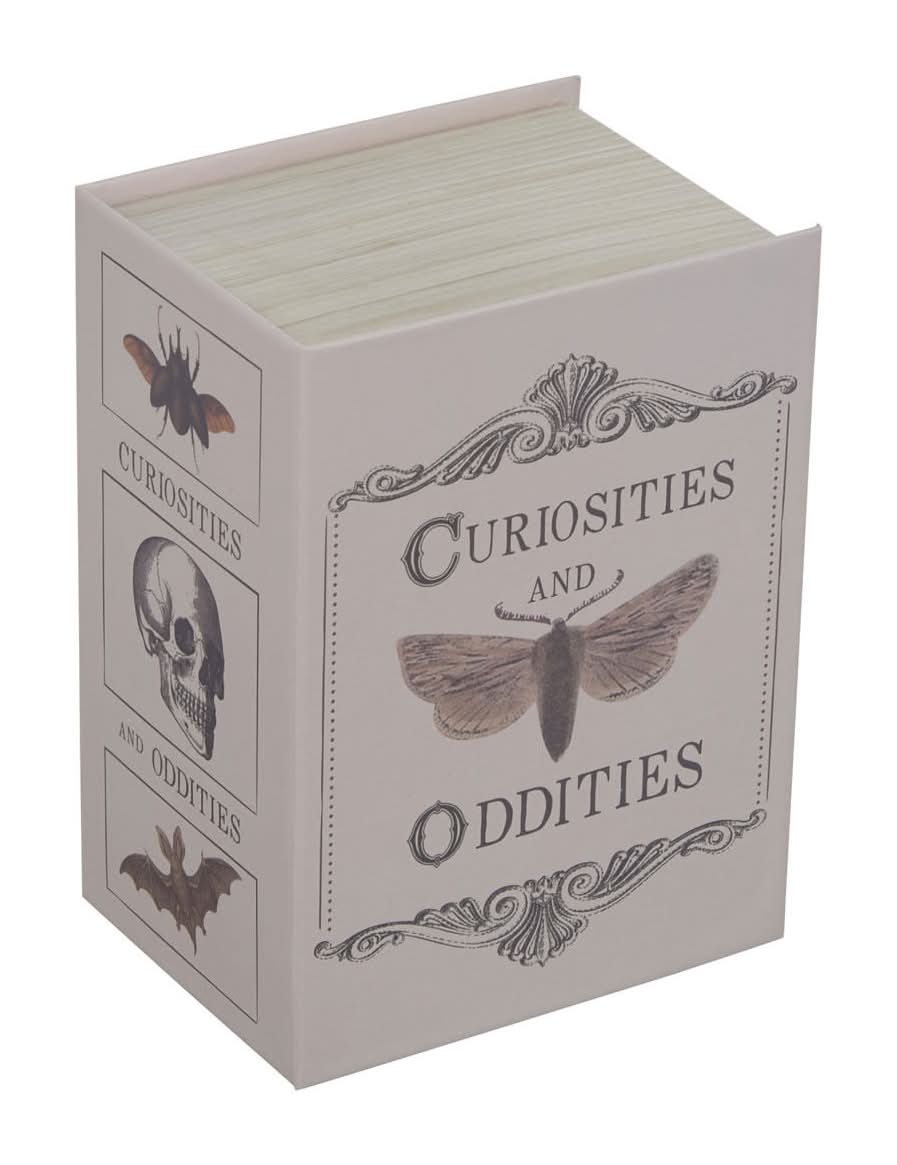 Halloween Book Shaped Storage Decor Boxes Small 3 Assorted Styles