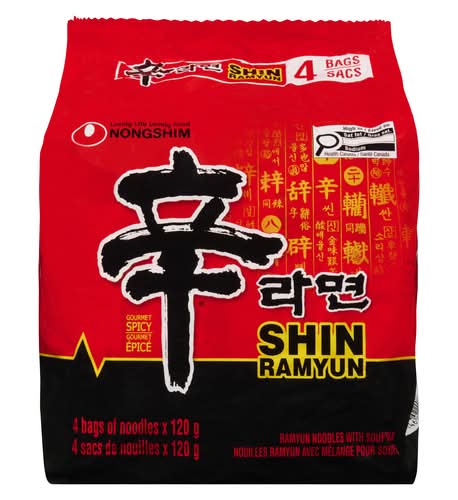 Nongshim Shin Spicy Noodle Soup Mix (120 g)